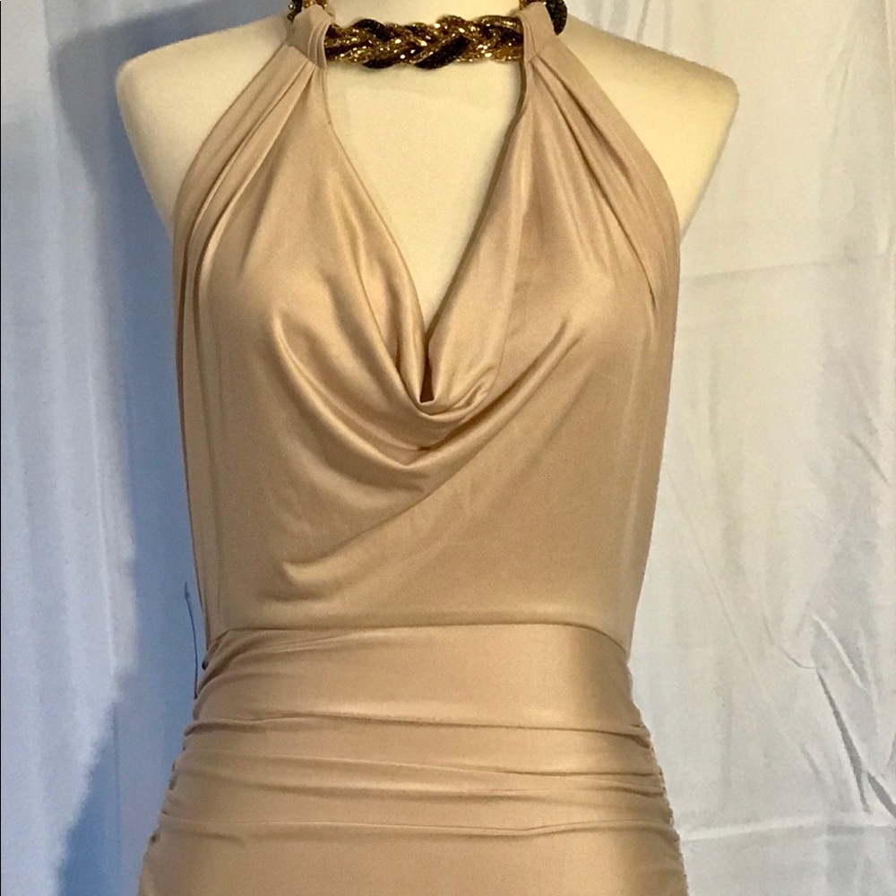 Bebe Necklace Halter Top